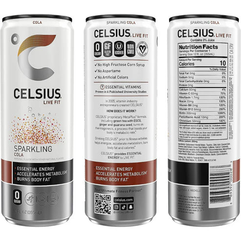 CELSIUS Sparkling Cola Energy Drink 355ml UAE | FORCE