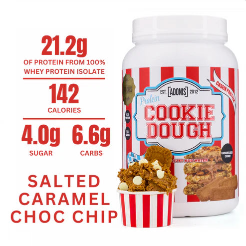 Adonis Protein Cookie Dough Salted Caramel Choc Chip 1kg UAE | FORCE