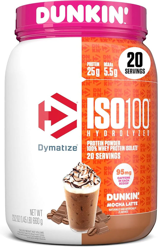 Dymatize ISO100 x Dunkin' Protein 20 Servings UAE | FORCE
