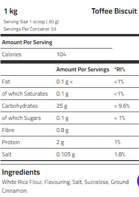 Applied Nutrition Cream of Rice Golden Syrup 1kg UAE | FORCE