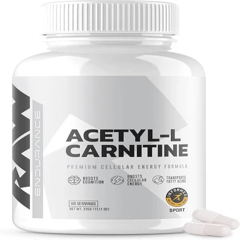 RAW Nutrition Acetyl-L-Carnitine 500mg UAE | Cellular Energy | FORCE