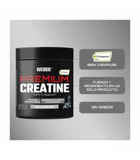 Weider Premium Creatine 375g UAE | 100% Pure Creapure | FORCE