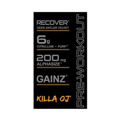 Bucked Up Pre-Workout Killa OJ UAE | 25 Servings | FORCE