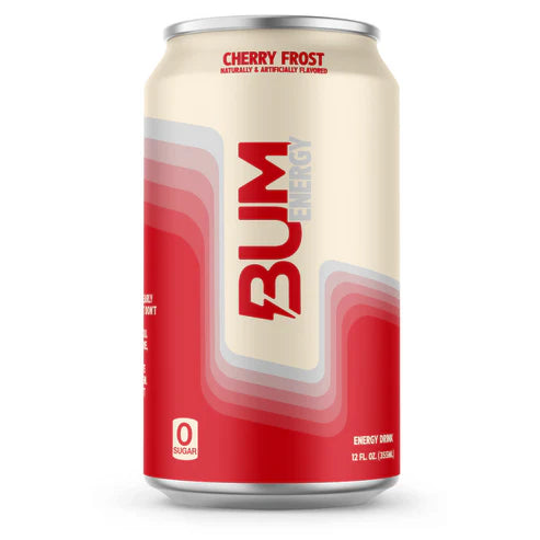 BUM Energy Drink Cherry Frost 355ml UAE | 0 Sugar | FORCE