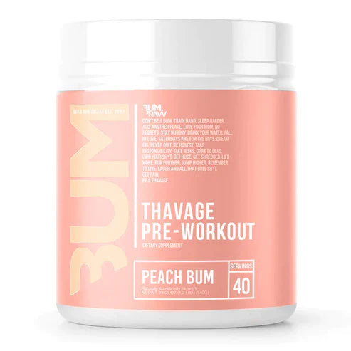 Raw Nutrition CBUM Thavage Pre-Workout Peach Bum UAE | FORCE