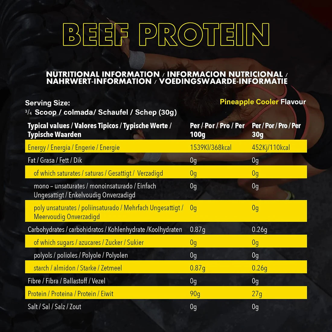 NXT Beef Protein Isolate Pineapple Cooler  1.8 kg UAE  | FORCE