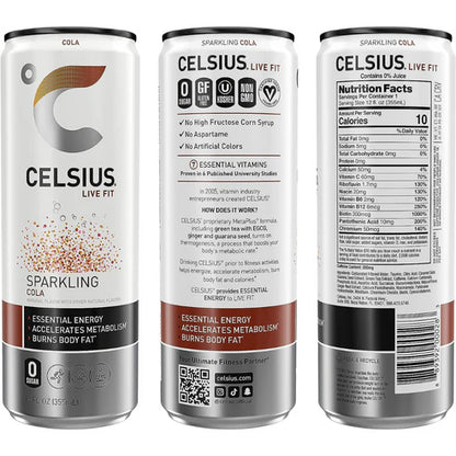 CELSIUS Sparkling Cola Energy Drink 355ml UAE | FORCE