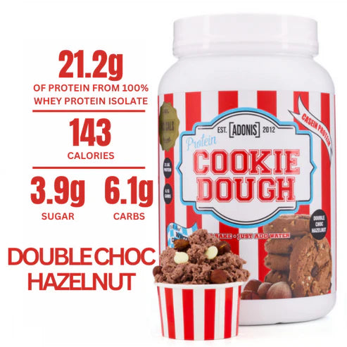 Adonis Protein Cookie Dough Double Choc Hazelnut UAE | FORCE