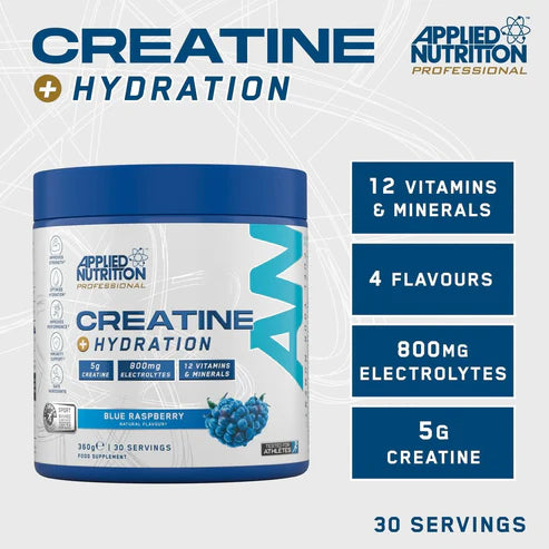 Applied Nutrition Creatine + Hydration 360g UAE | 30 Servings | FORCE
