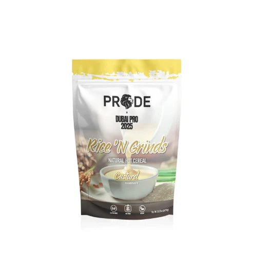 Pride Foods Rice 'N Grinds Custard 567g UAE | Natural Hot Cereal | FORCE