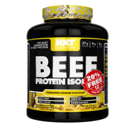 NXT Nutrition Beef Protein Isolate 2.16kg UAE | 72 Servings | FORCE