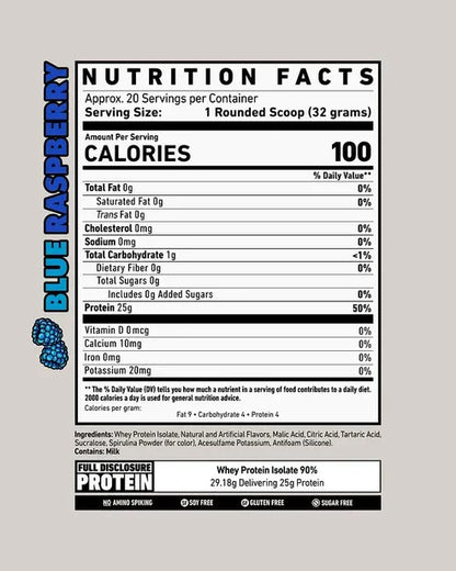 GHOST® Clear Whey Protein Blue Raspberry UAE